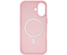 Dėklas FoneKit MagSafe-yhteensopiva Soft Touch suojakuori, iPhone 17, pinkki