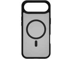 Dėklas FoneKit MagSafe-yhteensopiva Soft Touch suojakuori, iPhone Air, musta/harmaa