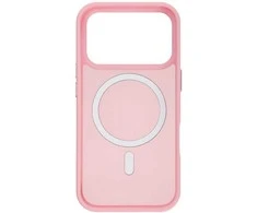 Dėklas FoneKit MagSafe-yhteensopiva Soft Touch suojakuori, iPhone 17 Pro Max, pinkki