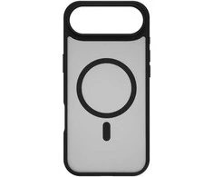 Dėklas FoneKit MagSafe-yhteensopiva Soft Touch suojakuori, iPhone Air, musta/harmaa
