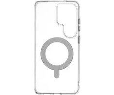 Dėklas FoneKit Premium Kickstand MagSafe-yhteensopiva suojakuori jalustalla, Samsung Galaxy S26 Ultra, läpinäkyvä