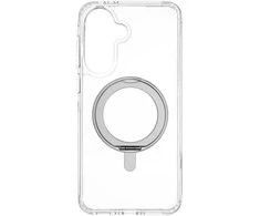 Dėklas FoneKit Premium Kickstand MagSafe-yhteensopiva suojakuori jalustalla, Samsung Galaxy A37, läpinäkyvä