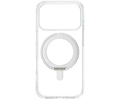 Dėklas FoneKit Premium Kickstand MagSafe-yhteensopiva suojakuori jalustalla, iPhone 17 Pro Max, läpinäkyvä
