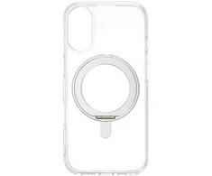Dėklas FoneKit Premium Kickstand MagSafe-yhteensopiva suojakuori jalustalla, iPhone 17, läpinäkyvä