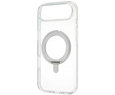 Dėklas FoneKit Premium Kickstand MagSafe-yhteensopiva suojakuori jalustalla, iPhone Air, läpinäkyvä