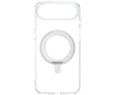 Dėklas FoneKit Premium Kickstand MagSafe-yhteensopiva suojakuori jalustalla, iPhone Air, läpinäkyvä