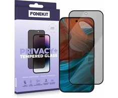 Fonekit Privacy+ viso dangčio grūdintas stiklas, Google Pixel 9A