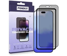 „FoneKit Privacy+“ grūdinto stiklo dėklas, skirtas „iPhone 17 Pro“