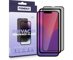 Fonekit Privacy+ Full Cover grūdintas stiklas, iPhone 16e
