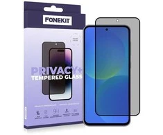 „FoneKit Privacy+“ viso ekrano apsauginis grūdintas stiklas, skirtas „Samsung Galaxy A37/A57“.