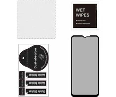 FoneKit Privacy+ viso dangčio grūdintas stiklas, Samsung Galaxy Xcover7, juodas