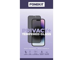 FoneKit Privacy+ viso dangčio grūdintas stiklas, Galaxy S24 Ultra, juodas
