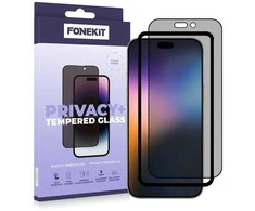 „FoneKit Privacy+“ grūdintas stiklas, skirtas „iPhone 17 Pro Max“