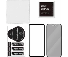 FoneKit Privacy+ viso dangčio grūdintas stiklas, iPhone 16 Pro Max, juodas