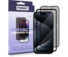 FoneKit Privacy+ viso dangčio grūdintas stiklas, iPhone 15 Pro Max