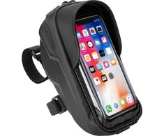 FoneKit-puhelinlaukku pyörän ohjaustankoon, musta