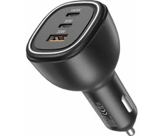 FoneKit Travel 165W, 2 x USB-C + USB-A -autolaturi