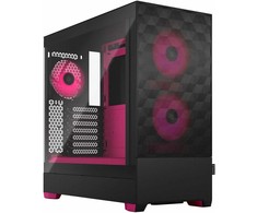 Fractal Design Pop Air RGB Magenta Core TG ATX-kotelo ikkunalla, musta/magenta