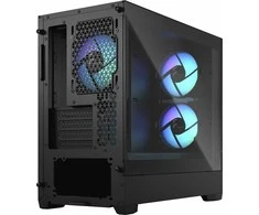 Fractal Design | Pop Mini Air RGB | Šoninis langelis | mATX, Mini ITX | ATX | Juoda TG skaidrus atspalvis
