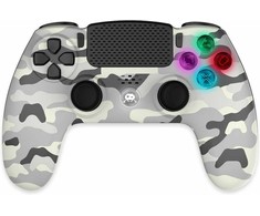 Trade Invaders belaidis PS4 valdiklis su 3,5 mm lizdu - LED-Baltas Camo