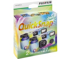 Fujifilm QS FLASH 400/27 kertakäyttökamera, 2-pack
