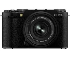 FUJIFILM X-M5 - järjestelmäkamera + XC 15-45mm objektiivi, musta