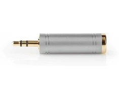 Fuj:tech 6,3 mm naaras - 3,5 mm uros -audioadapteri