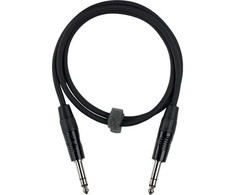 Fuj:tech 6,3 mm TRS uros – 6,3 mm TRS uros audiokaapeli, 2 m, musta