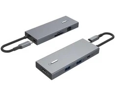 Fuj:tech 8-in-1 USB-C-hubi, 100 W PD