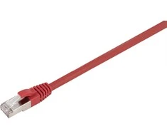 Fuj:tech CAT6A S/FTP -verkkokaapeli, 0.25 m, punainen