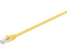 Fuj:tech CAT6A S/FTP -verkkokaapeli, 0.5 m, keltainen