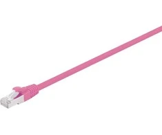 Tinko Fuj:tech CAT6A S/FTP -verkkokaapeli, 1 m, vaaleanpunainen
