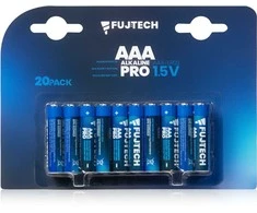 Fujtech Fuj: tech Alkaline Pro AAA 1,5 V šarminė baterija, 20 vnt
