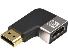 „Fuj:tech“ itin didelės spartos HDMI 90° kampo adapteris, 2 versija