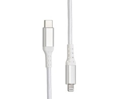 Fuj:tech Lightning - USB-C -kaapeli, 2 m, valkoinen