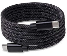 Fuj:tech magneettinen USB-C-kaapeli, 2 m, musta