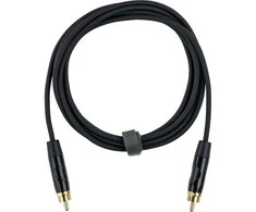 Fuj:tech RCA uros – RCA uros audiokaapeli, 5 m, musta