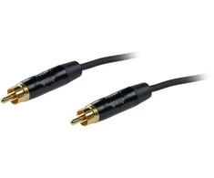 Fuj:tech RCA uros – RCA uros audiokaapeli, 3 m, musta