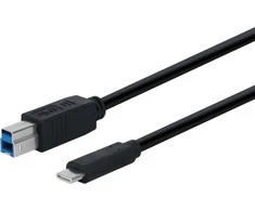 Xavax Fuj:tech USB-C 3.0 - USB-B laidas, 3m