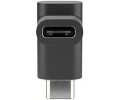 Carolina Herrera Fuj:tech USB-C 90° -kulma-adapteri, musta