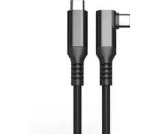 Maybelline Fuj:tech USB-C 90° - USB-C -kaapeli, 3 m, musta