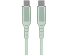 Castorland Fuj:tech USB-C - USB-C -kaapeli, 1m, vihreä