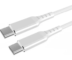 Fuj:tech USB-C - USB-C -kaapeli, 2m, valkoinen