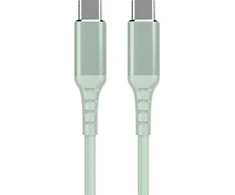 Fuj:tech USB-C - USB-C -kaapeli, 2m, vihreä