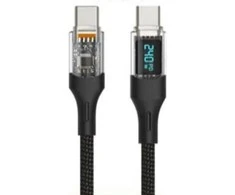 Fuj:tech USB-C - USB-C -kaapeli LED-näytöllä, 2 m
