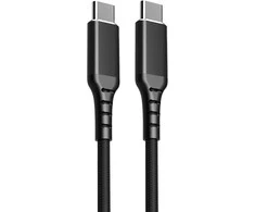 Fuj:tech USB-C–USB-C kaapeli, punottu, 0,5 m