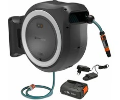 Gardena Sieninė žarnų dėžė PowerRoll XXL Paruoštas naudojimui rinkinys +DOVANA Gardena akumuliatorius