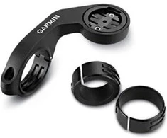 Prailgintas, pastatomas prieš dviračio vairą Garmin Edge kompiuterio laikiklis
