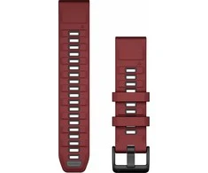 Garmin QuickFit® 22 laikrodžių apyrankės, Marsala / grafito silikonas