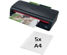 GBC 240 Home Office Laminavimo aparatas A4, 400 mm/min, Juoda/Raudona